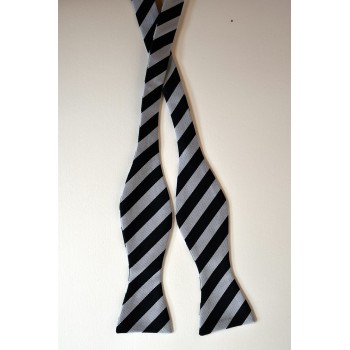 Christ's College Boat Club (equal/equal stripe) Bow Tie.