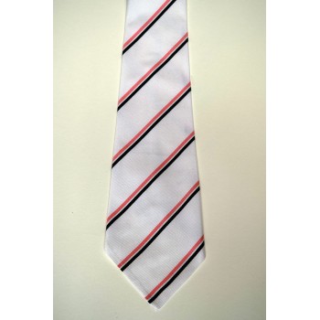 Churchill College Summer Striped Tie.