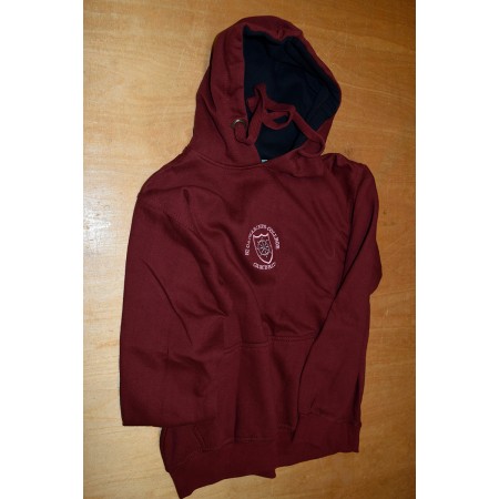 St. Catharine's College Hooded Maroon Top
