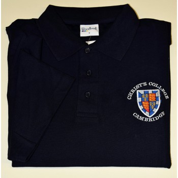 Christ's College Polo Shirt Navy