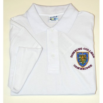 Downing College  Polo Shirt White