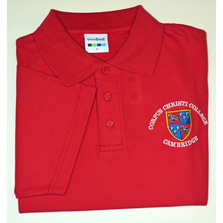 Corpus Christi College Polo Shirt Red