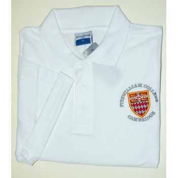 Fitzwilliam College Polo Shirt White