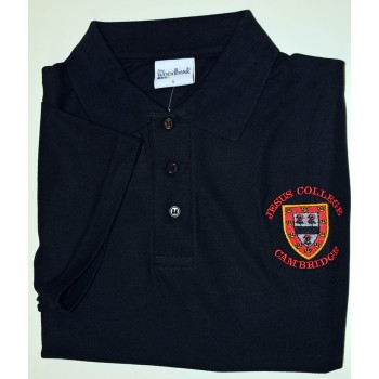 Jesus College Polo Shirt Black