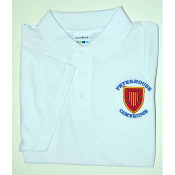 Peterhouse White Polo Shirt