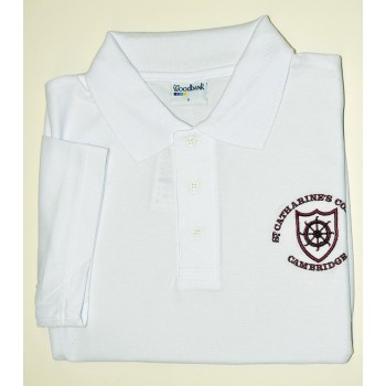 St Catharine's College White Polo Shirt