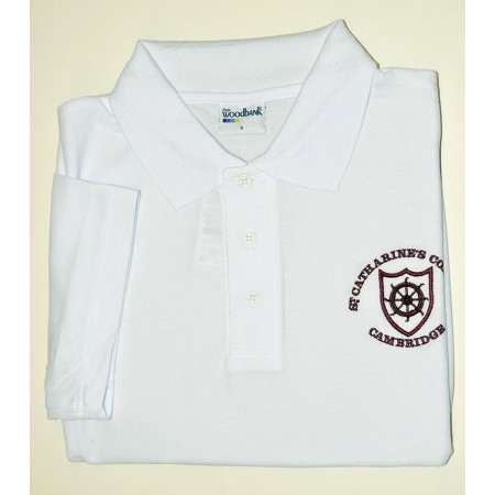 St Catharine's College White Polo Shirt