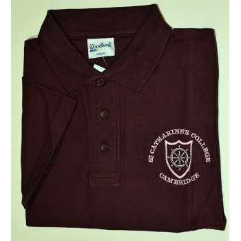 St Catharine's College Maroon Polo Shirt