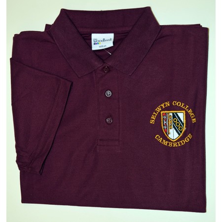 Selwyn College Maroon Polo Shirt