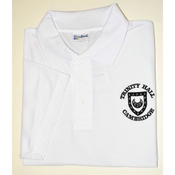 Trinity Hall White Polo Shirt